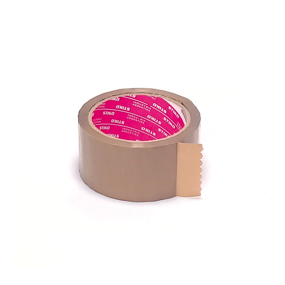 Cinta adhesiva Stiko marrón, 48mm. x 50mts.