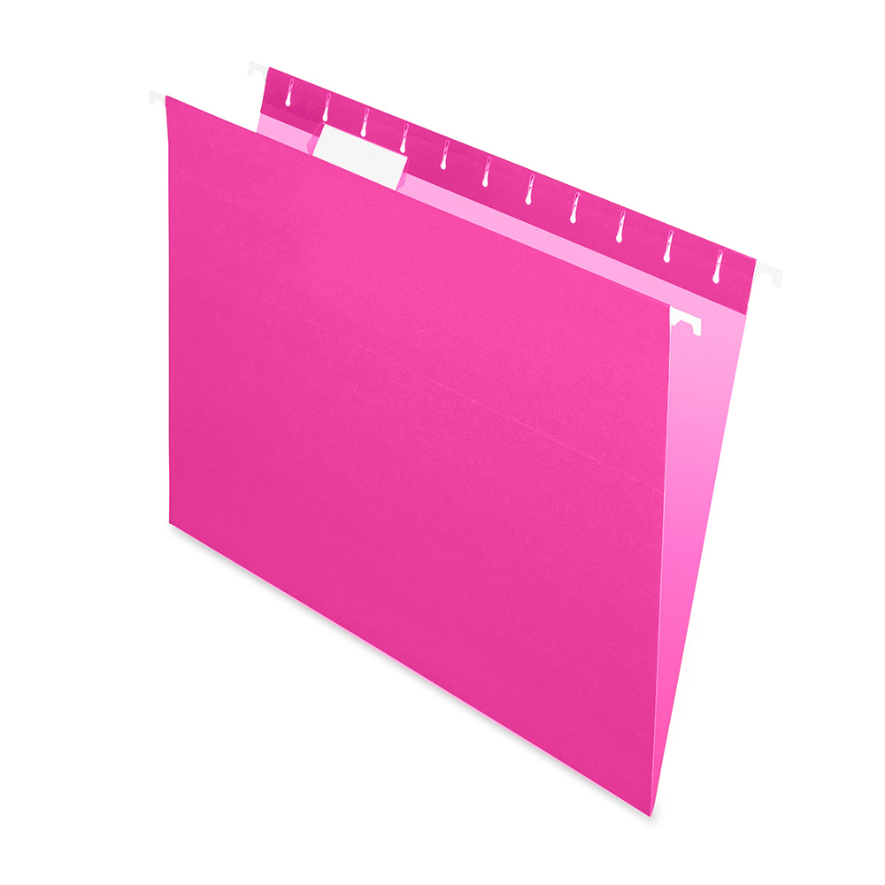 Carpeta Colgante Nepaco rosa, caja de 25 unidades