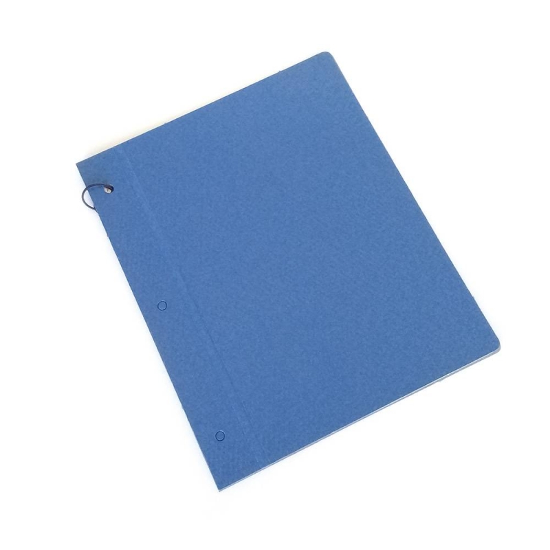 Carpeta N°3 dos tapas fibra azul brillante