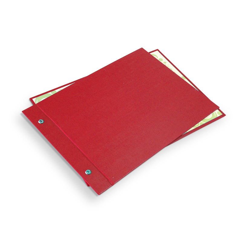 Carpeta forrada Avíos N°5 roja