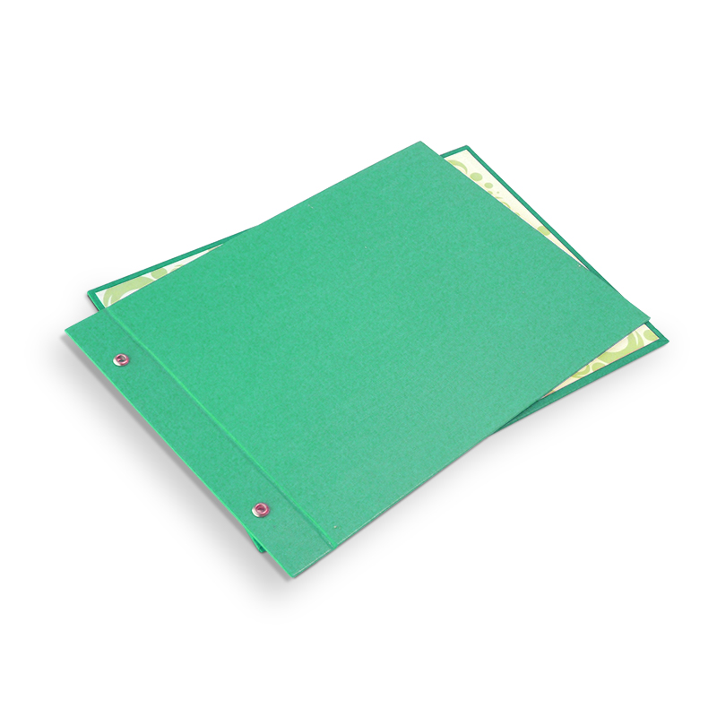 Carpeta Nº5 PVC Forrada Verde Manzana