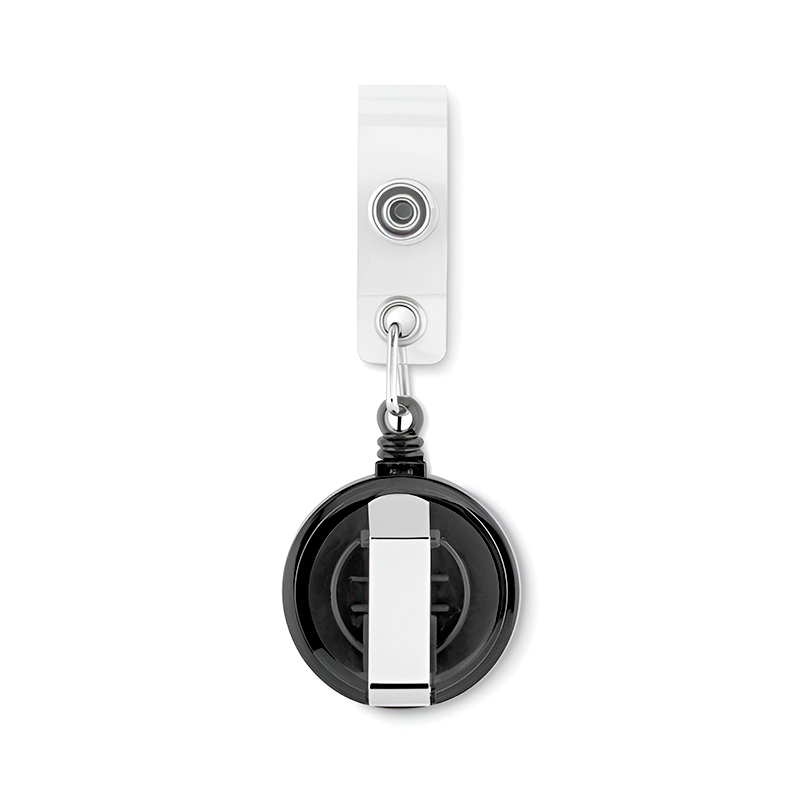 Porta credencial extensible con clip DASA Negra