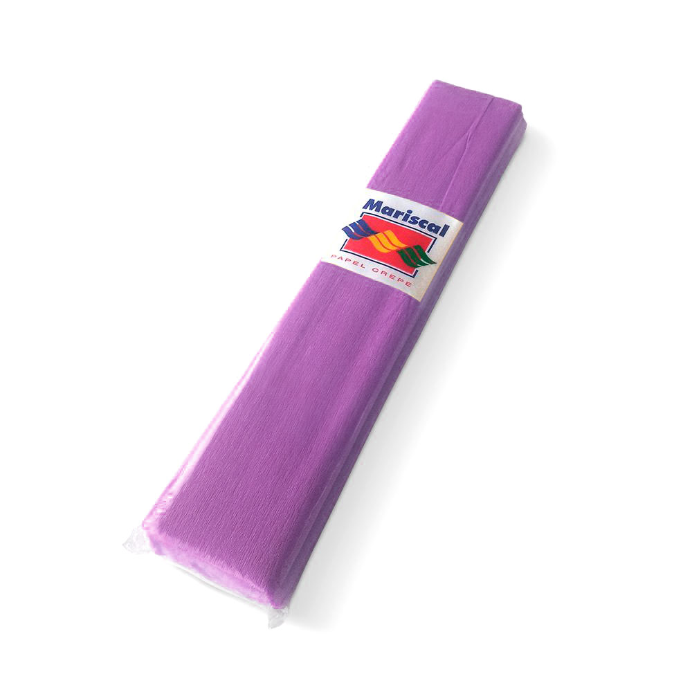 Papel Crepe Mariscal lila, pack de 10 unidades