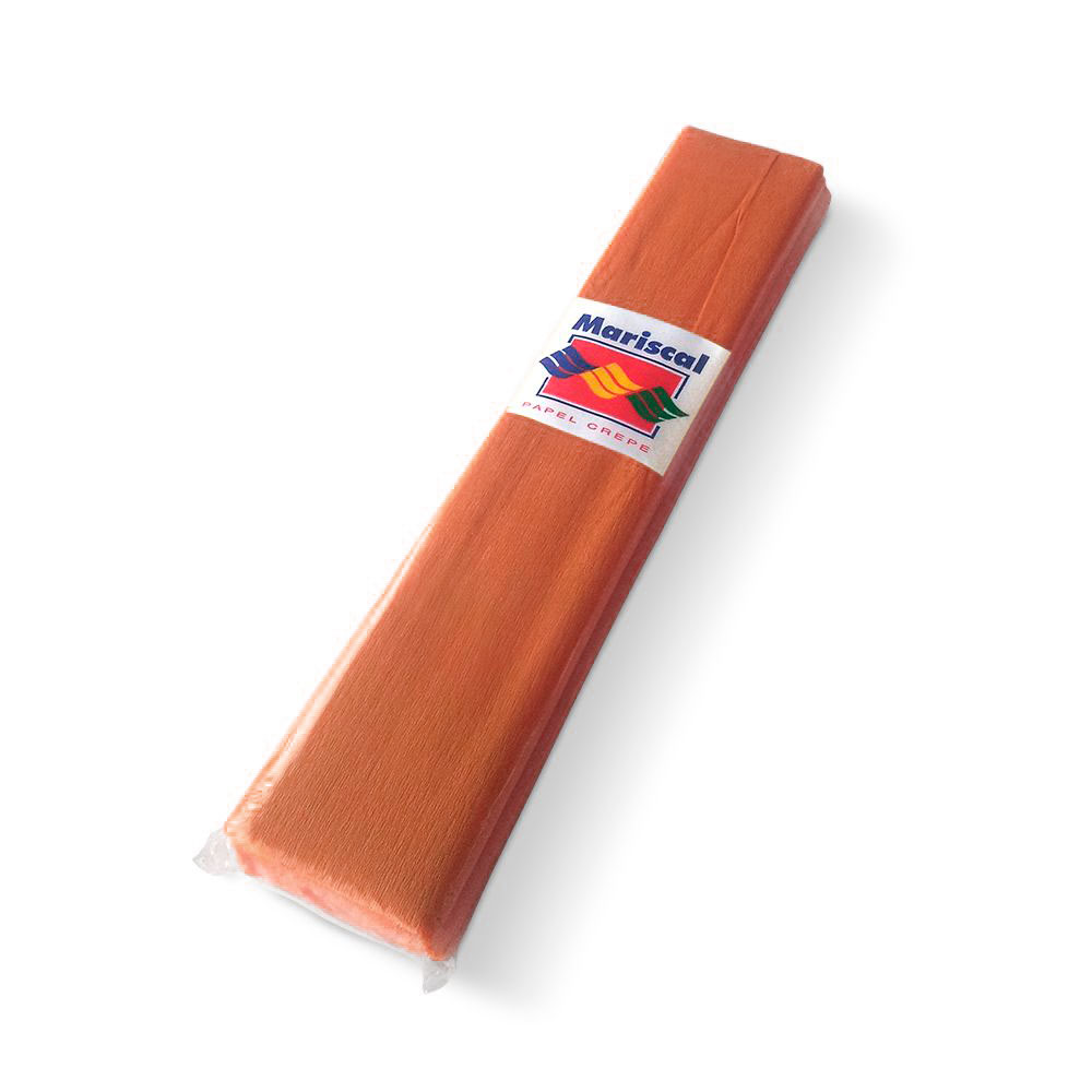 Papel Crepe Mariscal marrón, pack de 10 unidades