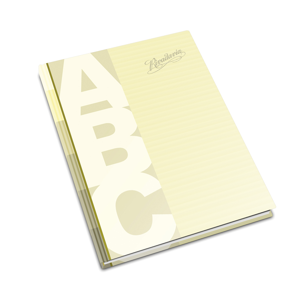 Cuaderno Rivadavia ABC tapa cartón, 19x23cm. 48 hojas lisas
