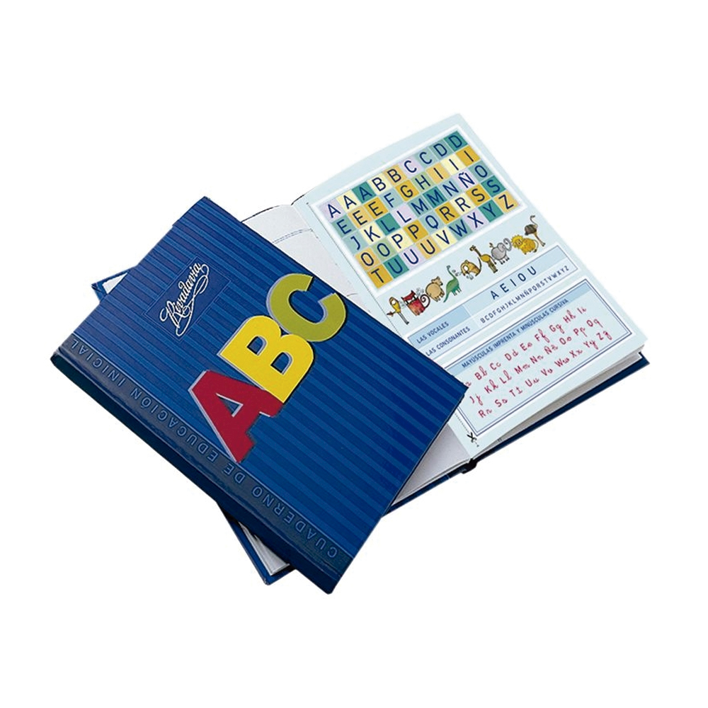 Cuaderno de Educación inicial Rivadavia ABC tapa cartón, 19x23,5cm.