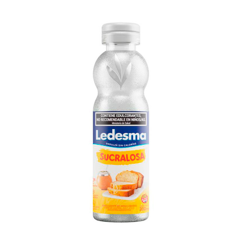 Edulcorante Ledesma Sucralosa, Frasco 200 ML.