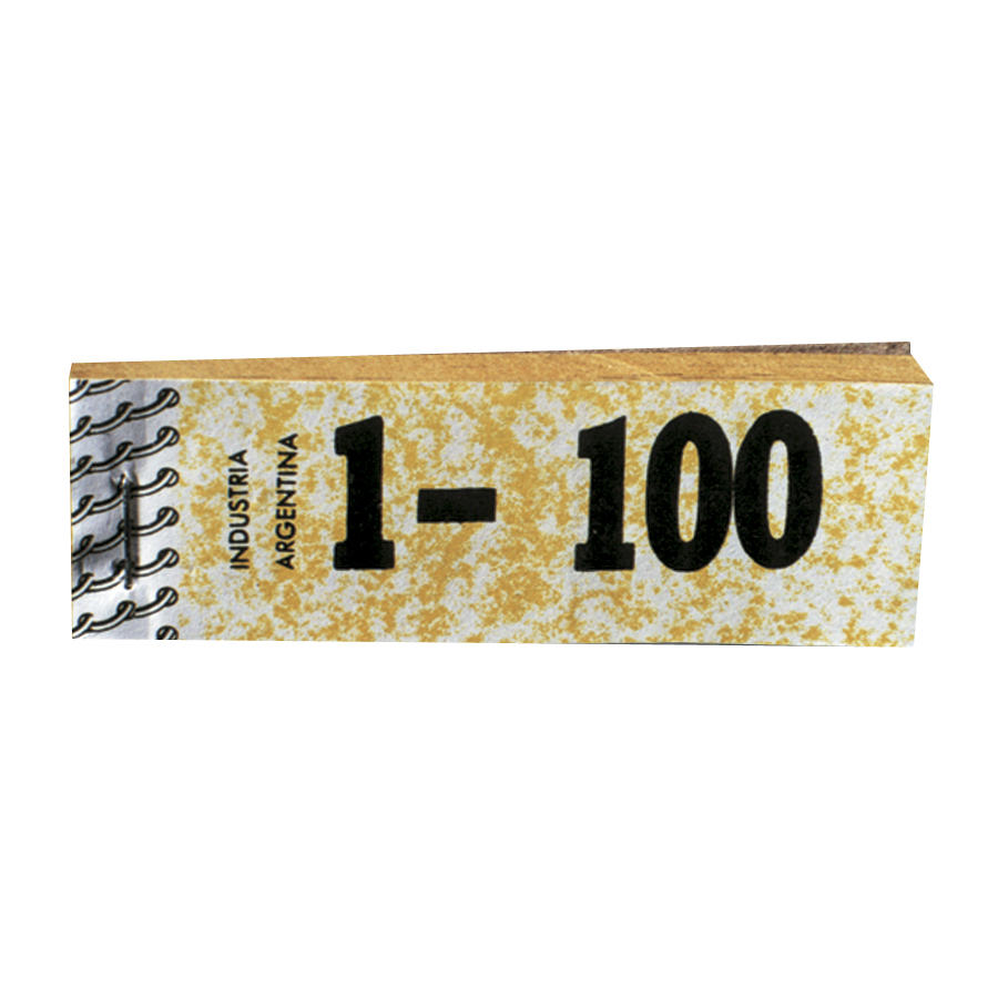 Pack de 10 talonarios Guardarropa del 1 al 100 duplicado