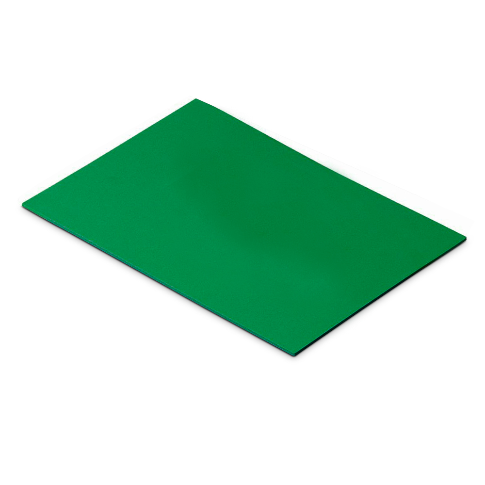 Goma Eva verde oscuro, pack de 10 unidades