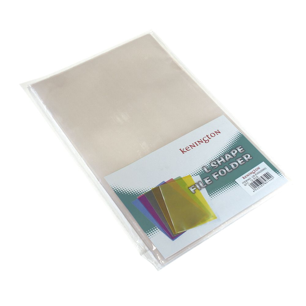 Carpeta L Oficio, pack de 12 unidades