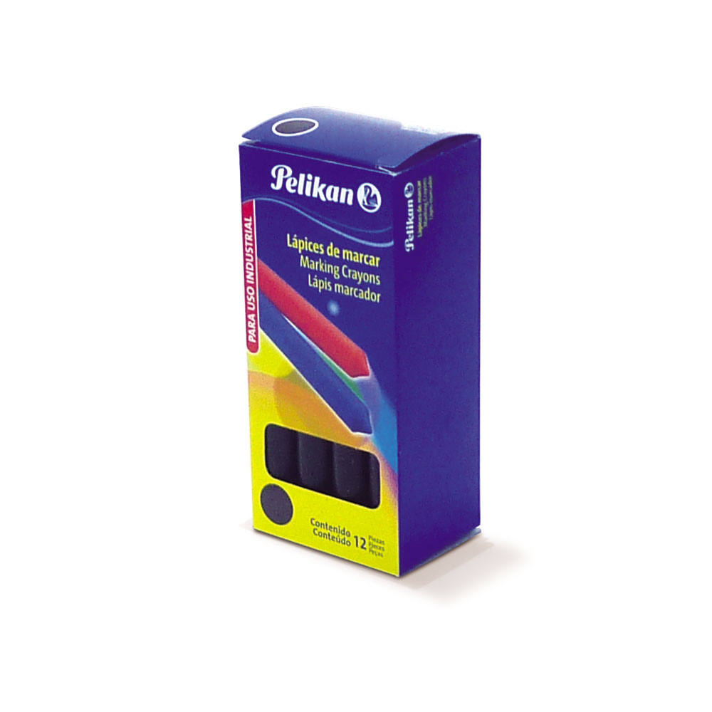 Lápiz de marcar Pelikan Tizón 762 negro, caja 12 unidades