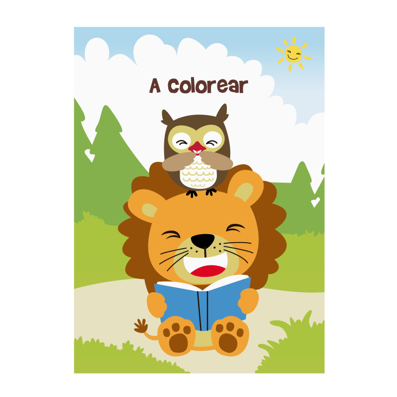 Librito para colorear de 17 dibujos