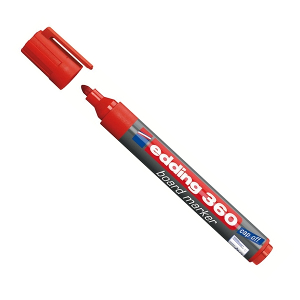 Marcador para pizarra Edding 360 rojo