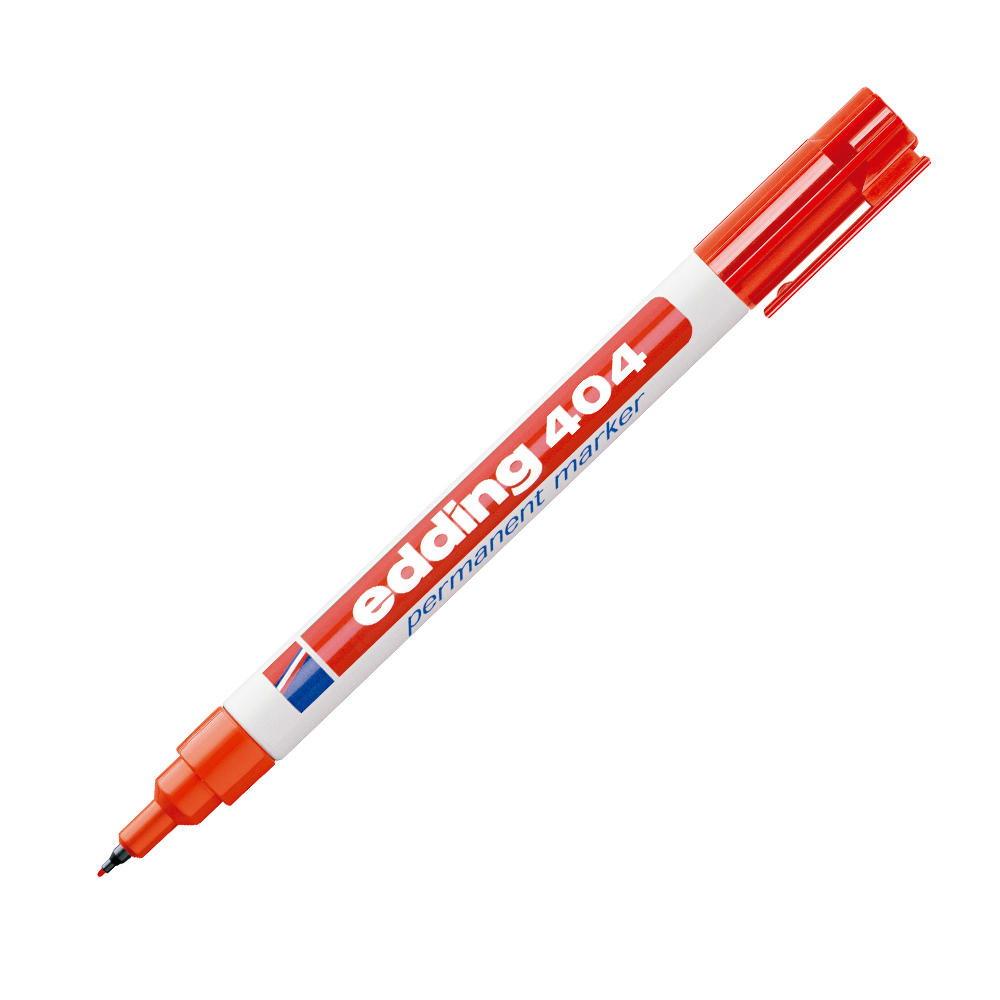 Marcador Permanente Edding 404 rojo