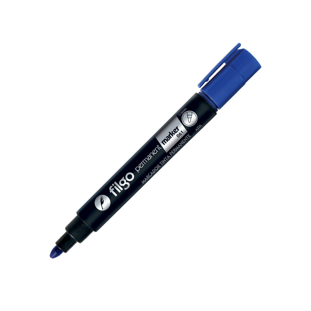 Marcador al solvente Filgo Permanent Marke 061 azul
