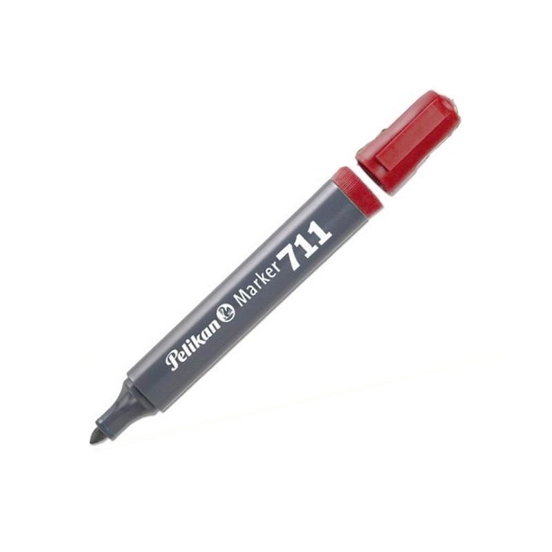 Marcador Permanente Pelikan Marker 711 rojo