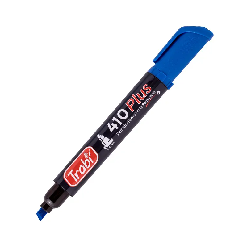 Marcador al solvente Trabi 410 azul