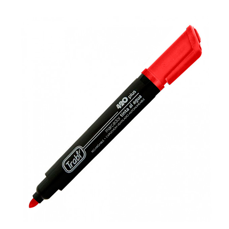 Marcador al agua Trabi Color Maker 420 Plus rojo