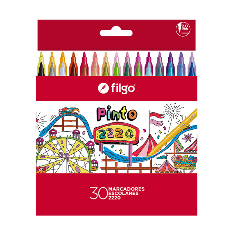 Marcadores escolares Filgo Pinto 2210 de 30 colores