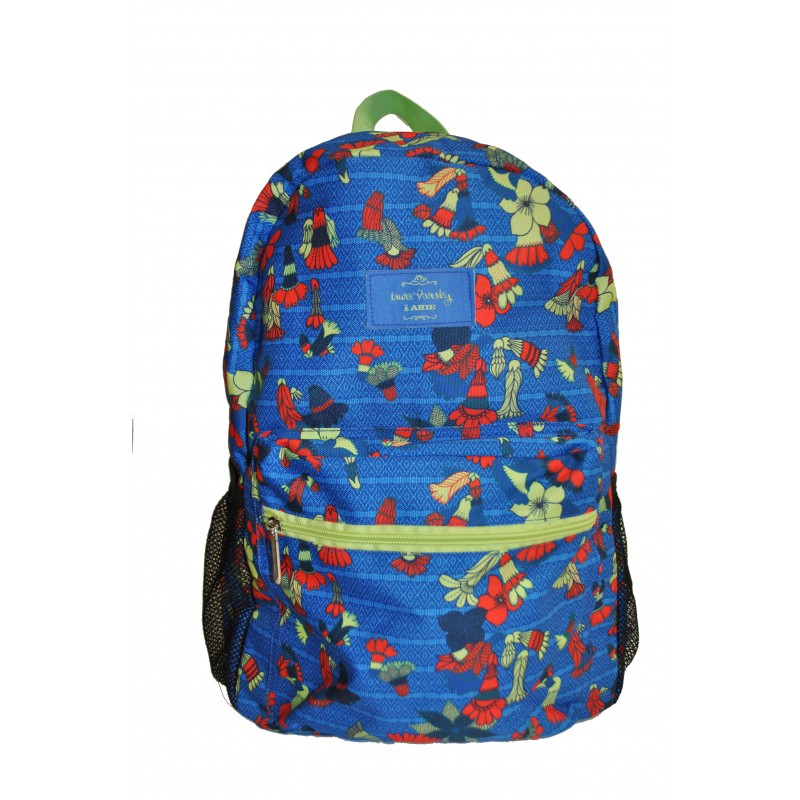 Mochila Arte Laura Varsky Capullos