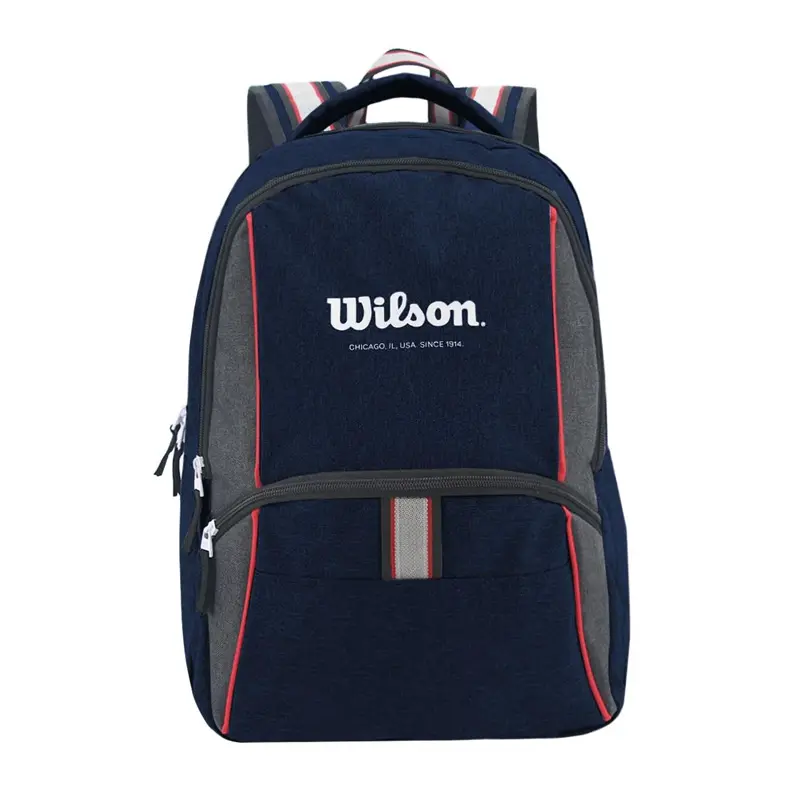 Mochila Wilson Sport gris | gris topo | azul, 17"