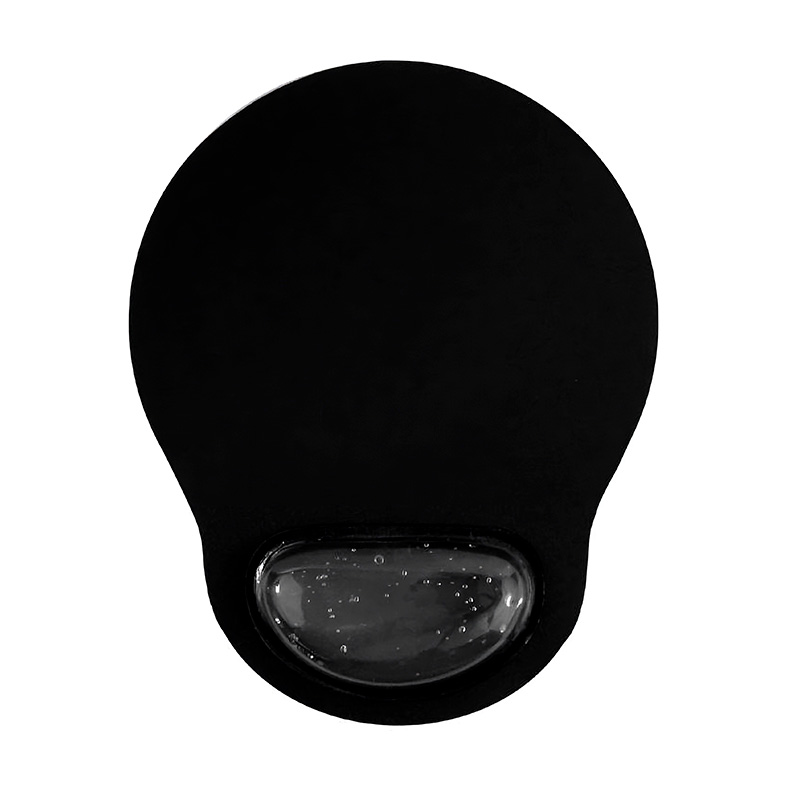 Pad mouse con apoyamuñecas gel McPad Samba Micropoint Cristal negro