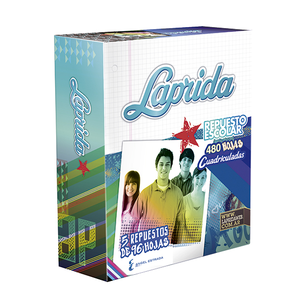 Repuesto Laprida, 480 hojas cuadriculadas