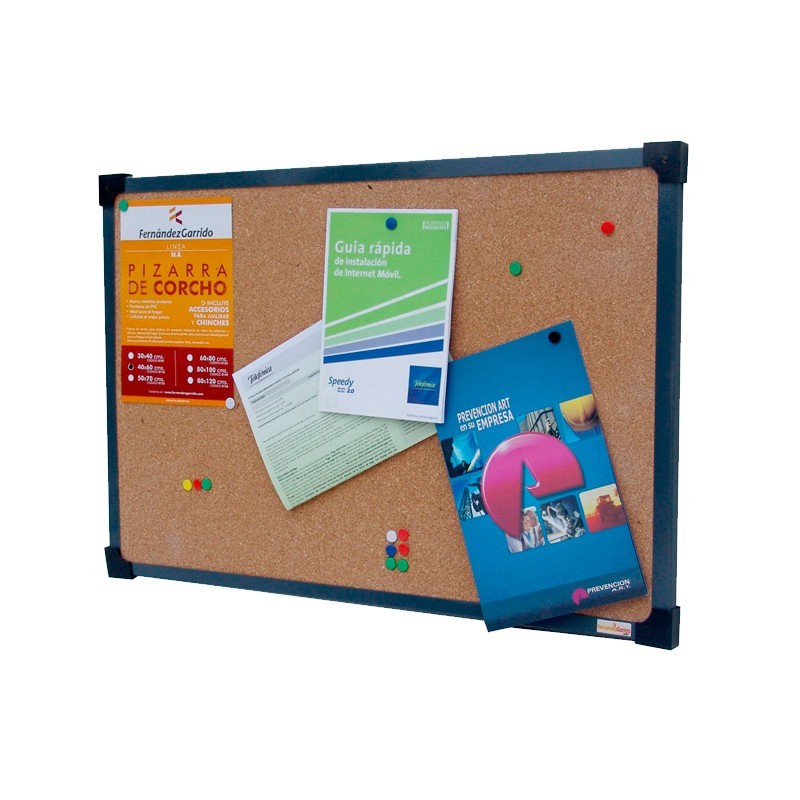 Pizarra de Corcho Fernandez Garrido, 30 x 40cm.