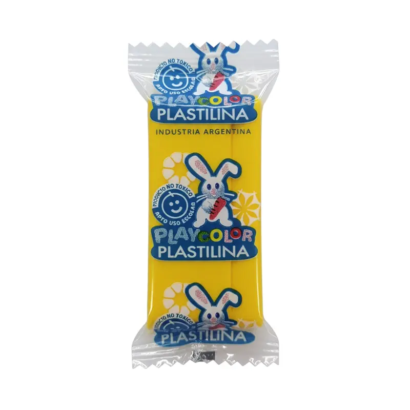 Plastilina Playcolor amarilla, 200g.
