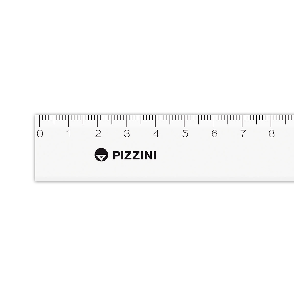 Regla acrílica Pizzini 1712, 20cm.
