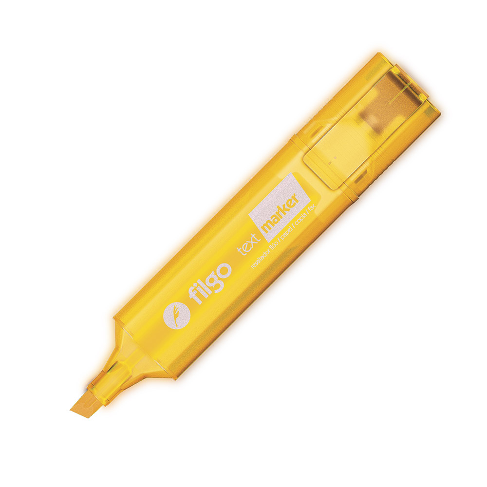 Resaltador Filgo Text Marker Flúo amarillo