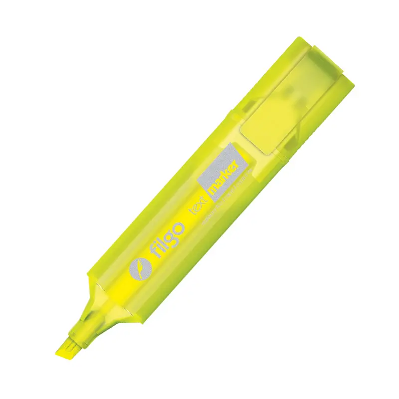 Resaltador Filgo Text Marker Flúo amarillo