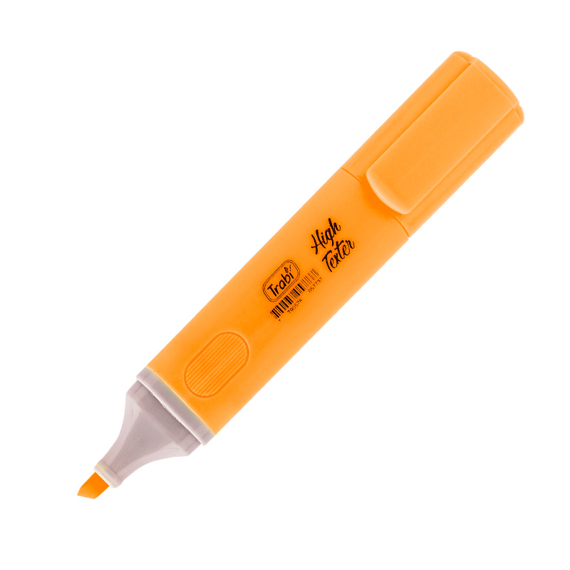 Resaltador Chato Trabi High Texter naranja