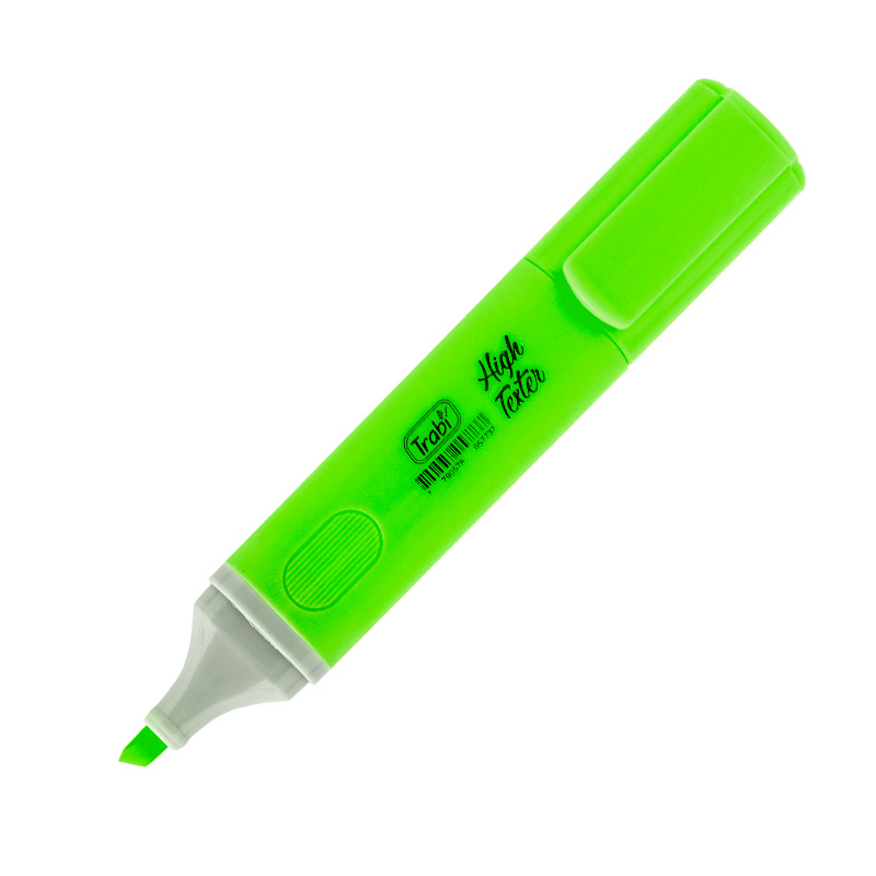 Resaltador Chato Trabi High Texter verde