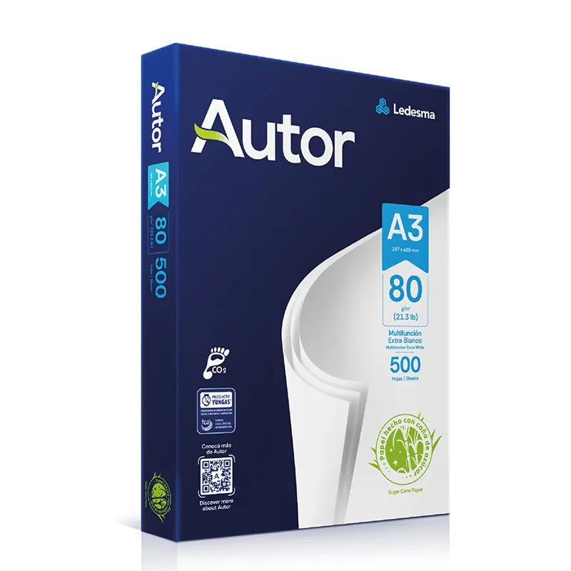 Resma Autor A3, 80g.