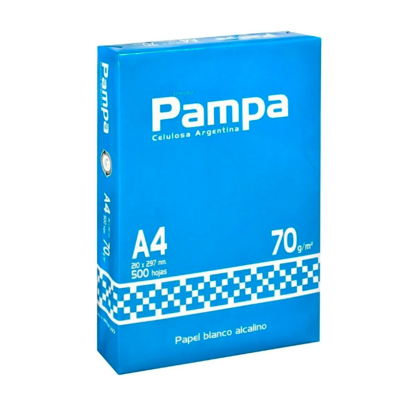 Resma Pampa A4, 70g.