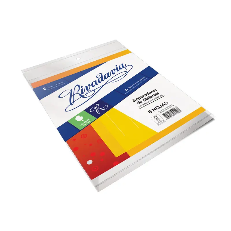 Repuesto Separador Rivadavia A4 con lengüeta Rivadavia 