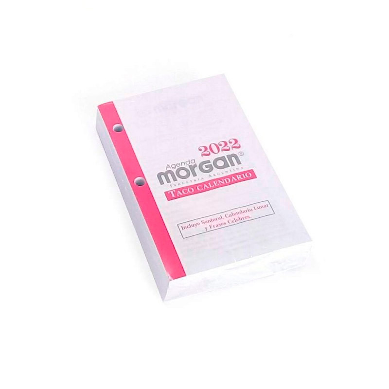 Taco calendario 2025 Morgan