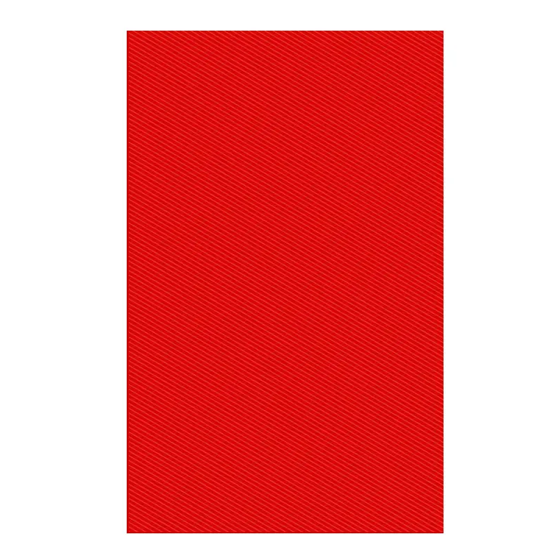 Tapa para encuadernar de Polipropileno Oficio Rayada Stripe Line Roja, pack de 50 unidades ( D )