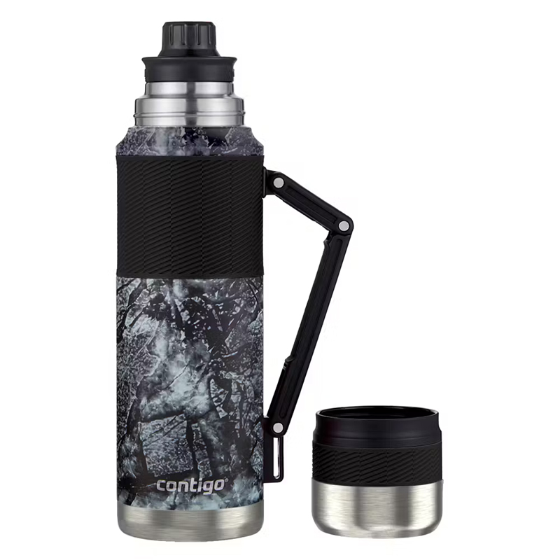 Termo de acero inoxidable Contigo, carbón de 1182ml.
