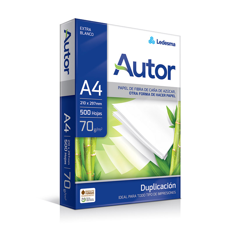 RESMA A4 70grs.21.0x29.7 AUTOR 