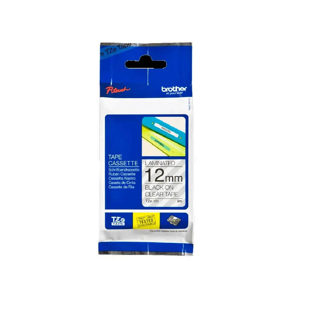 CINTA ROTUL.12mm TZE-131 FT/LN BROTHER