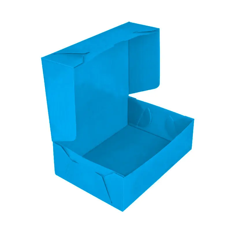 Caja Archivo plástica 12, celeste A4 33 x 24 x 12, 400g. ( E )