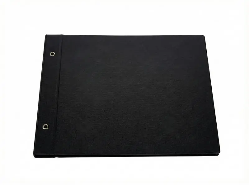 Carpeta Nº5 PVC Forrada Negra