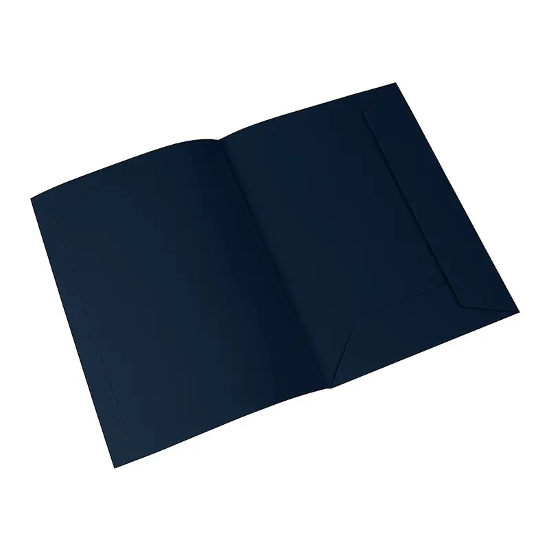 Carpeta Presentación de cartulina A4 azul marino