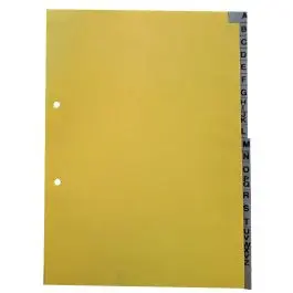 Indice A4 Telado 2Anillos A-Z  