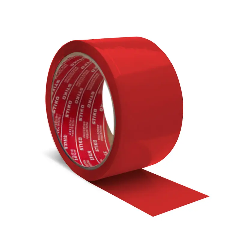 Cinta adhesiva, 48mm. x 50mts. Stiko roja