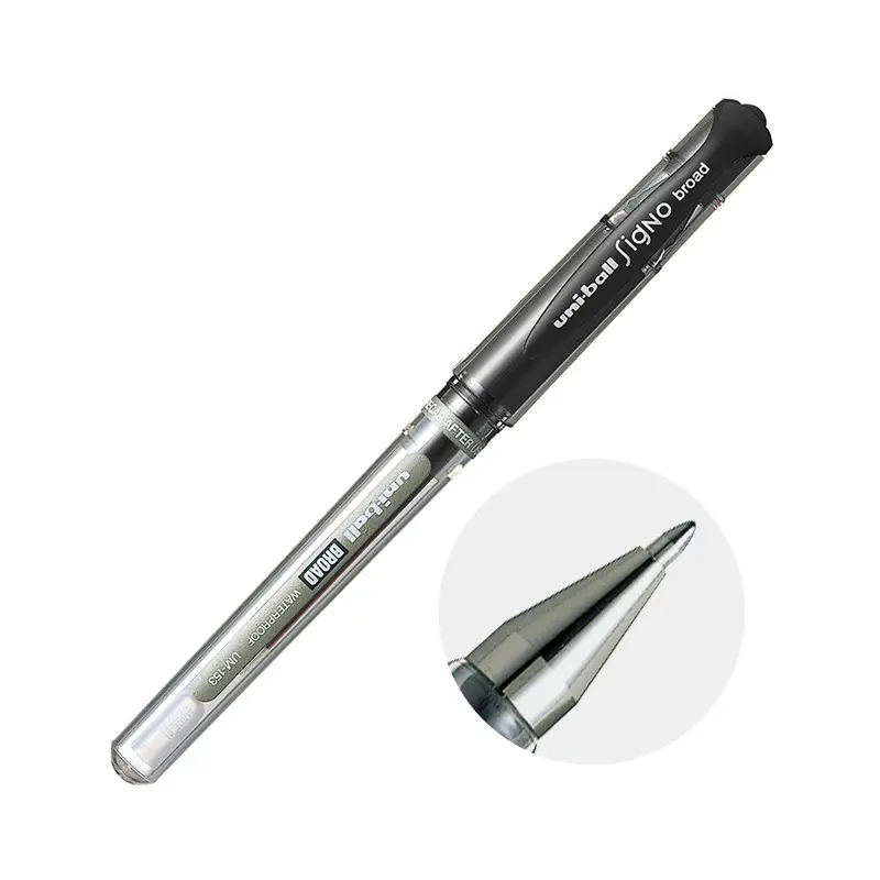 Roller Uni Ball Signo Broad UM-153 negra