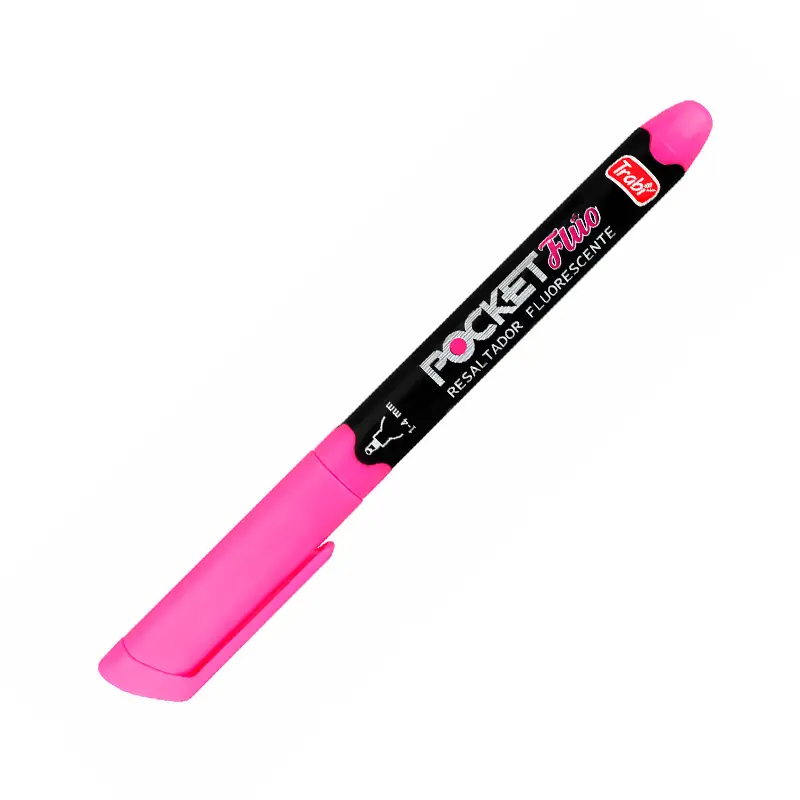 Resaltador Trabi Pocket Fluo rosa