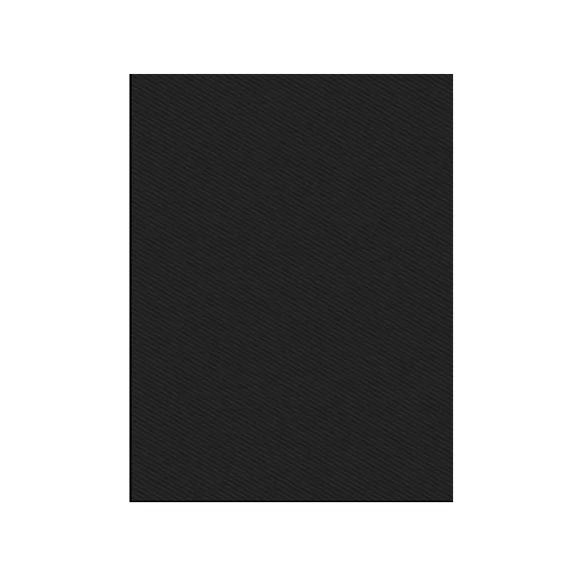 Tapa para encuadernar de Polipropileno A4 Rayada negra Util Of, pack de 50 unidades